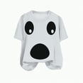 thumbnail image 4 of Towmus Halloween Funny Short Sleeve T-Shirt Face Funny Womens Mens Unisex Graphic Tee, 4 of 4
