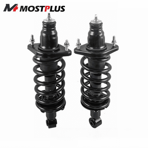 MOSTPLUS Pair Rear Shock Struts Coil Springs LH & RH for 2007-2011 Honda CRV 4WD AWD FWD