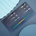 thumbnail image 4 of Innovative Dip Pen, Calligraphy Pen, With 6pcs Pen Nibs Gift Giving Writing Cyan, 4 of 8