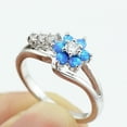 thumbnail image 5 of APIPEE Modern Promise Ring Engagement For Her Ladies High Quality Dazzling AAA Zircon Cubic Zirconia Ring Thoughtful Surprise With Gift Packaging, 5 of 8