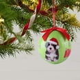 thumbnail image 5 of Roxie Christmas Dog Ball Ornaments Shatterproof Christmas Tree Decorations Large Hanging Ball Pendants with String for Xmas Tree, Holiday Wedding Party Decoration (GREEN), 5 of 5