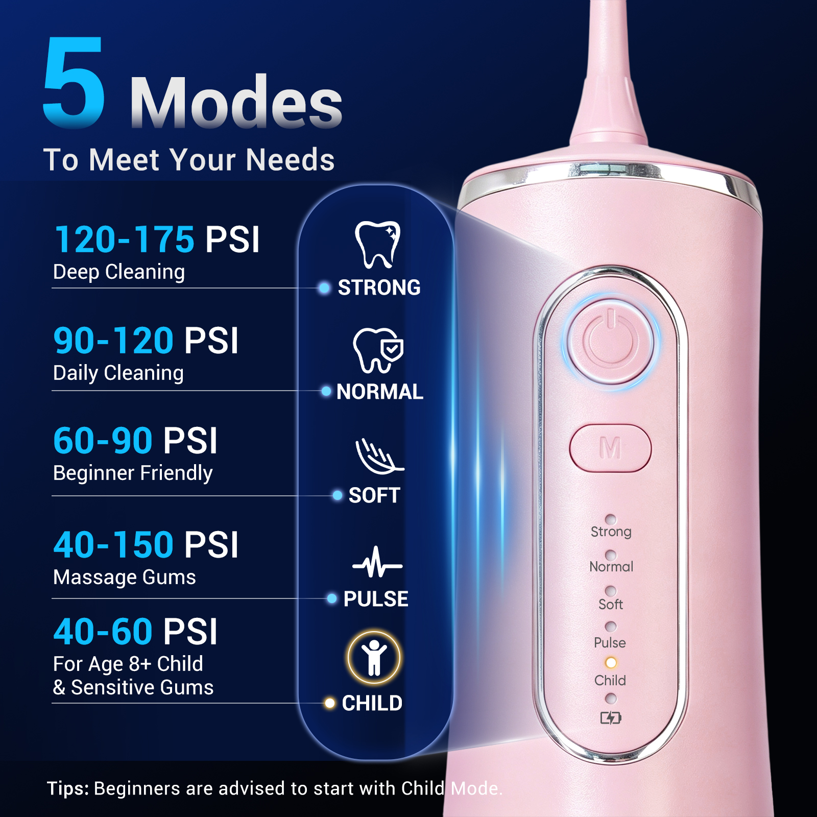 MySmile LP211 Cordless Portable Water Flosser photo 6