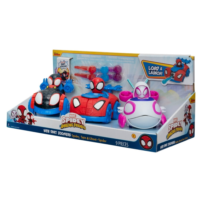 Marvel Spidey & His Amazing Friends Web Dart Zoomers 3pk Toddler