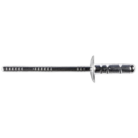 Auveco # 22088 GM Specialty Rivet Aluminum And Stainless Steel 5/32 Dia. 7/16 Flange 9/64-3/8 Grip. Qty 25.
