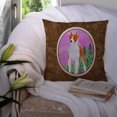 thumbnail image 3 of Caroline's Treasures SS8611PW1414 Basenji Fabric Decorative Pillow, 14Hx14W, multicolor, 3 of 4