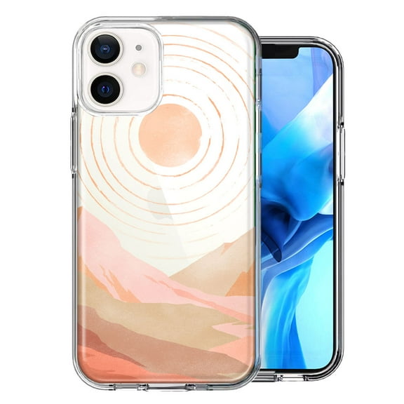 MUNDAZE For Apple iPhone 11 Desert Mountains Design Double Layer Phone Case Cover