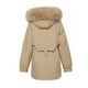 thumbnail image 5 of Abrigo largo cálido para mujer Sudadera con capucha Chaqueta de cuello Parkas de invierno delgadas Abrigos Fridja  po432, 5 of 6