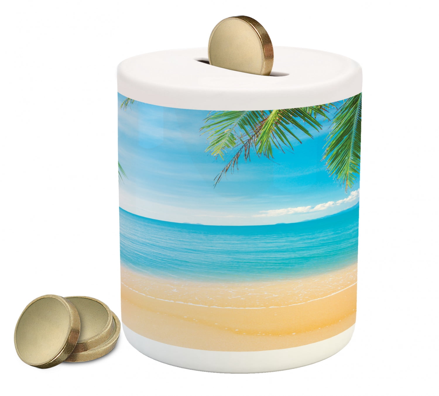 Beach Piggy Bank, Exotic Lagoon Sand Ocean Paradise Picture Thailand ...