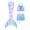 Colorful, variant on CARETOO 3Pcs Girls Swimsuits Mermaid Tail Suits Kids Multi Ruffled Trim Halter Mermaid Tail Swimsuit Colorful Fish Scale Pattern Costume Set Swimwear 4-10 Years
