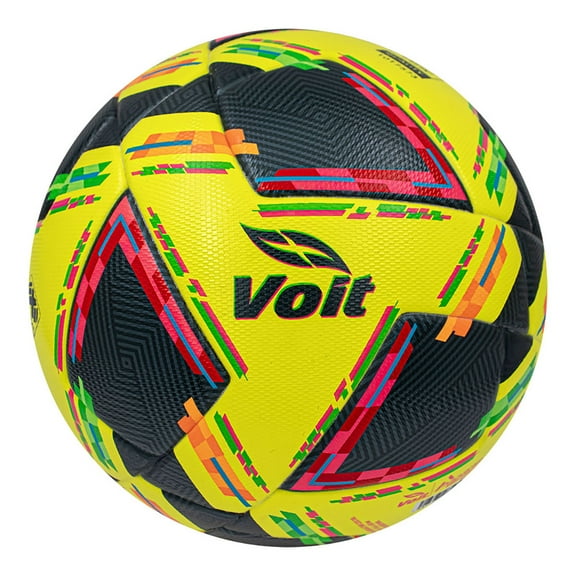 Voit Pro Soccer Ball, Size 5, FIFA Quality, Yellow/Black Multi-Color Design