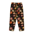thumbnail image 5 of Naloa Colorful Tulips Print Women’s Ultra-Soft Comfy Pajama Lounge Pants with Pockets & Drawstring, 5 of 8