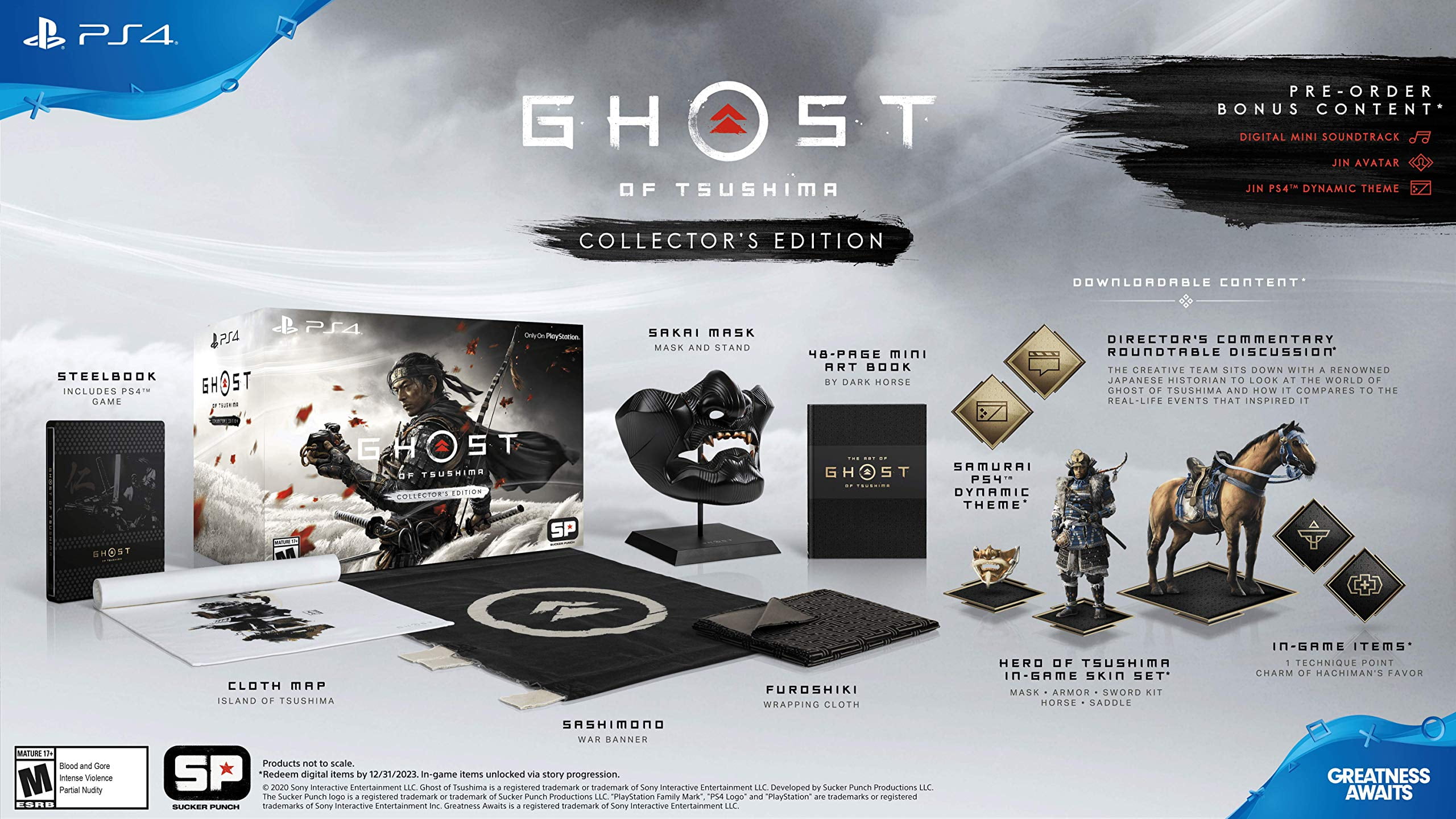 GHOST OF TSUSHIMA COLLECTOR’S EDITION Ghost of Tsushima Collector's Edition, Sony, PlayStation 4