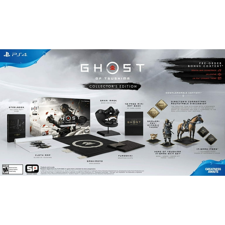 GHOST OF TSUSHIMA COLLECTOR’S EDITION Ghost of Tsushima Collector's Edition, Sony, PlayStation 4