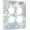 Coral Starfish Seashell Ocean Beach, variant on Decorative Light Switch Cover Plate Brown Coral Starfish Seashell Ocean Beach 2 Gang Wall Plate Oversized Double Toggle Two Switch Wall Cover Plate Dual Device Face Plate