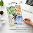 thumbnail image 2 of FMSHPON Tree of Life Clipboard Hardboard Wood Nursing Clip Board and Pull for Standard A4 Letter 13x9 inches, 2 of 2