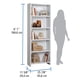 thumbnail image 3 of 5 Shelf Bookcase, Black Finish, 3 of 14