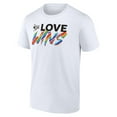 thumbnail image 2 of Men's White Delaware Blue Coats Love Wins T-Shirt, 2 of 3