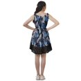 thumbnail image 6 of Moomaya Printed Lace Evening Mini Dress For Party Sleeveless Women Clothing, 6 of 6