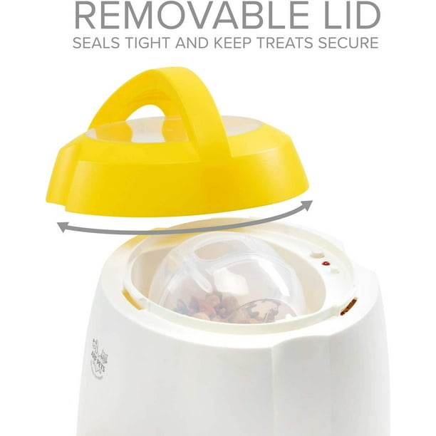 Dog treat dispenser with button hotsell