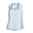 thumbnail image 6 of SCALES Nautical Sail Womens Sleeveless Polo White, Powder Blue, XSmall, 6 of 9