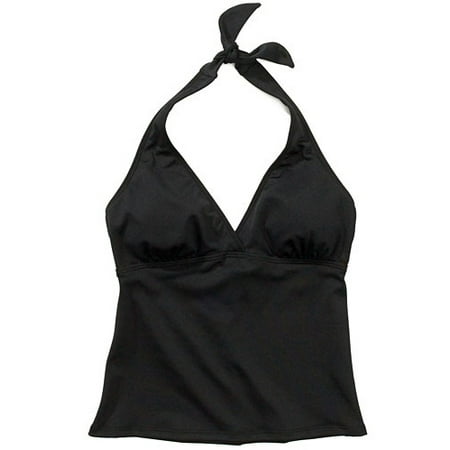 Women's Plus Halter Tankini Top