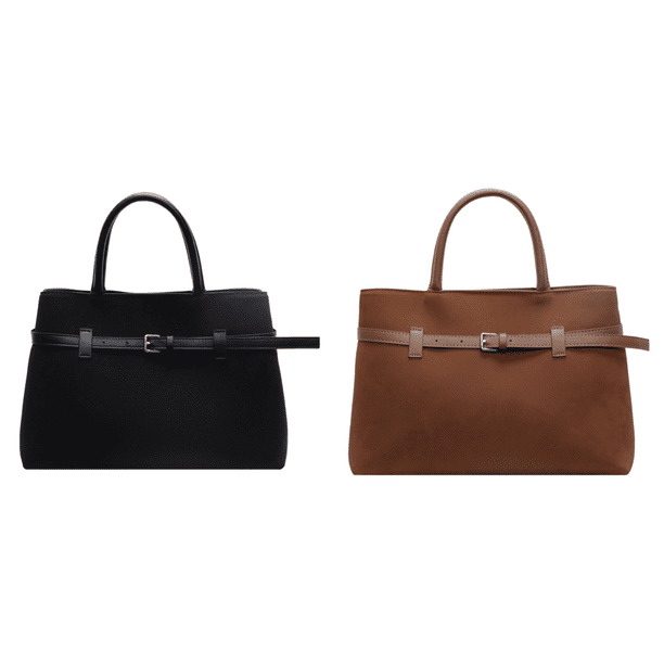 Bolso Mano para Mujer PU Elegante Transporte Color Sólido ()