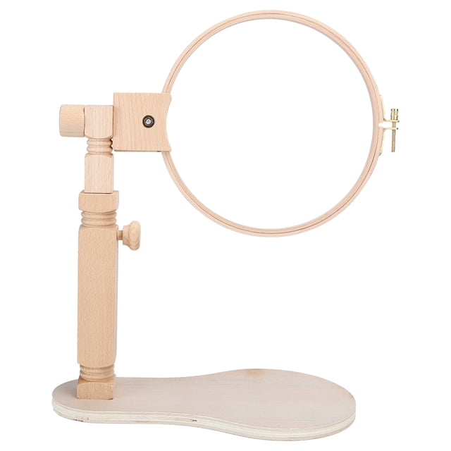Soporte de bordado, soporte de aro de madera para bordado, marco de anillo para punto de cruz, soporte para punto de cruz diseñado meticulosamente