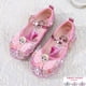 thumbnail image 2 of Zapatos de cuero para niñas de Disney, suela blanda, zapatos informales de princesa para bebés, cabeza redonda de moda, rendimiento, baile, antideslizante, frozen32-Insole20cm Gao Jinjia LED, 2 of 2