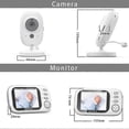 thumbnail image 4 of Video Baby Monitor, 3.5Inch IPS Screen Lullaby Feeding Alert, EU Plug, 4 of 5
