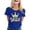 Blue, variant on Bride Themed Letter Print T Shirt for Women Round Neck Short Sleeve Casual Top for Bachelorette Party and Everyday Army Green M