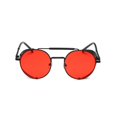 thumbnail image 2 of Gafas de sol polarizadas vintage redondas estilo steampunk gafas retro protección UV marco Matel, 2 of 5
