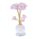 thumbnail image 5 of Figura de flor de loto para decoración de mesa, colección de decoración del hogar, estatua de flor de vidrio Rosa, 5 of 9