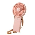 thumbnail image 2 of Newxiaaa Mini Handheld Fan Battery Operated Hands Free Bladeless Fan Hotsales Tent Fans For Camping Hanging Portable Neck Fan for Cooling Bedroom (Pink,White,Green), 2 of 8
