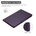 thumbnail image 3 of Dteck Slim Case For ALL-NEW Kindle Fire HD 8 and HD 8 Plus (10th Generation, 2020 Release), Slim Fit PU Leather Folio Flip Case Multi-angle Standing Cover Auto Wake Sleep, Deep Purple, 3 of 6