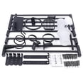 thumbnail image 3 of 9PCs Bathroom Wall Mount Pendant Set Toilet Hardware Pendant Towel Rack Combination Hanger Hook Paper/Brush Holder Shelf, 3 of 9