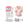 thumbnail image 4 of Detector De Frecuencia Cardíaca Fetal Doppler + Gel Batería, Lab.G,  Rosa, 4 of 5