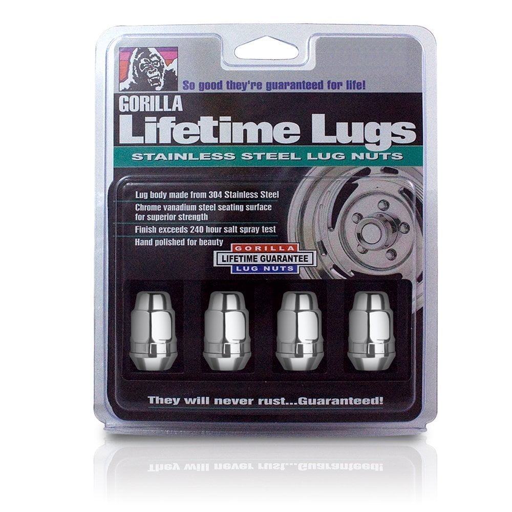 Gorilla Automotive 91147SS Stainless Steel Lifetime Lug Nuts (14mm x 1.
