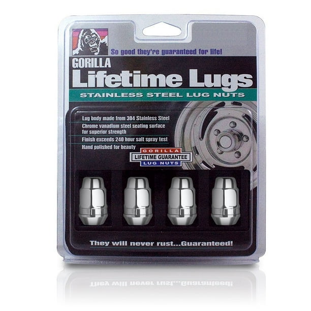 Gorilla Automotive 91147SS Stainless Steel Lifetime Lug Nuts (14mm x 1.