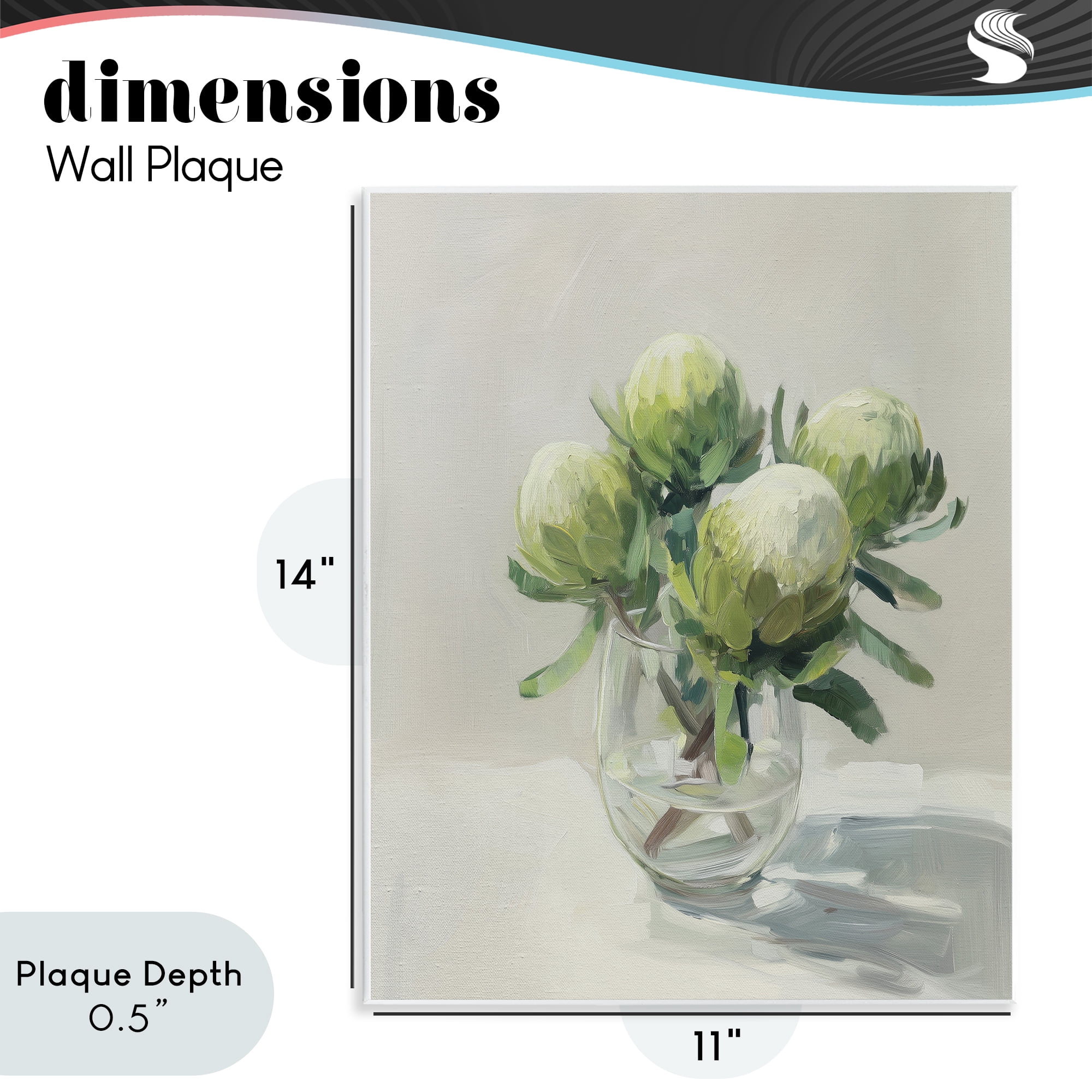 Stupell Industries Glass & Bloom Still Life Wall Plaque Art, design by Svetlana Aleynikova