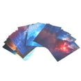 thumbnail image 1 of Papel plegable para niños, 200 hojas, papel plegable Sky Space de doble cara, papel plegable con patrón espacial, parte superior de la línea, 1 of 8
