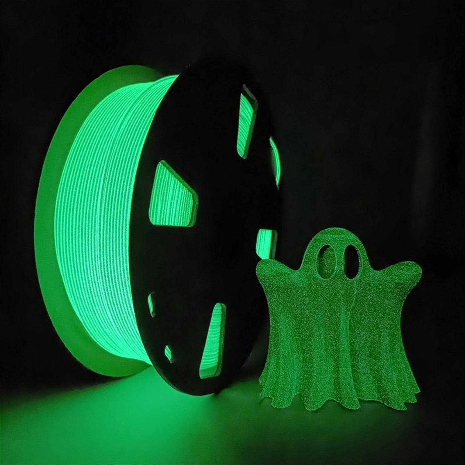 3D Printer PLA Filament Luminous Multicolor Glow In Dark 3D Printer Materials Filament 1.75mm 1kg Spool for 3D Printing