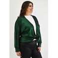thumbnail image 2 of Cardigan con brillo Roman Fashion /Tallas Extras, 11847 (Verde botella) verde oscuro 42, 2 of 6