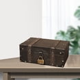 thumbnail image 4 of del tesoro vintage de madera Caja de almacenamiento de joyas de madera Organizador de caja 2702grey 2702 gris Yuyangstore Caja de almacenamiento de madera, 4 of 8