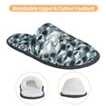 thumbnail image 3 of Fotbe Angry Shark Pattern Women's Fuzzy Slippers Plush Slippers Fluffy Winter House Shoes Indoor and Outdoor-Medium, 3 of 8