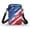 American Flag, variant on Women Adjustable Shoulder Strap Travel Crossbody Purse, Stylish Polyester for Daily Use, Faded Flag Stripes