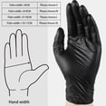 thumbnail image 5 of Hands DIY 100pcs Professional Nitrile Gloves Multi-Purpose Vinyl Gloves Safety Work Gloves Latex Powder Free Gardening Nitrile Gloves for Home Kitchen Outdoor Use 9 Inch, 5 of 7