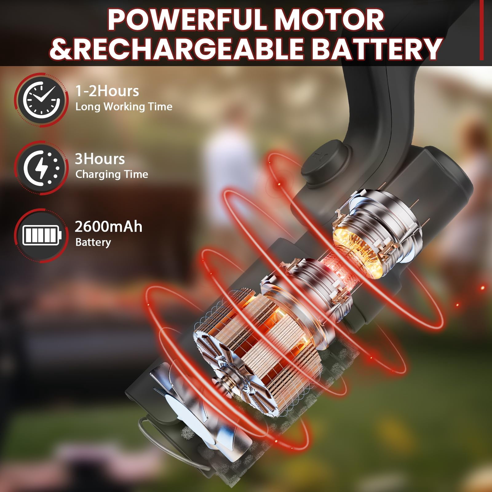 Electric Grill Brush,Cordless Electric Bbq Grill Cleaner With Powerful Motor,Electric Rotary Bbq Grill Brush,Rechargeable Grill Cleaning Brush for Outdoor Grill,Grilling Accessories