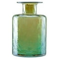 thumbnail image 2 of Northlight 12.5" Diamond Patterned Hand Blown Glass Vase - Green, 2 of 3