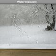 thumbnail image 6 of Ambesonne Tree Place Mats Set of 4, Winter Snowy Forest Cold, Standard Size, White Black, 6 of 6