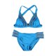 thumbnail image 1 of Lucky Brand Womens Fiesta Hipster Bikini de 2 piezas, azul, mediano Lucky Brand  Bikini, 1 of 2